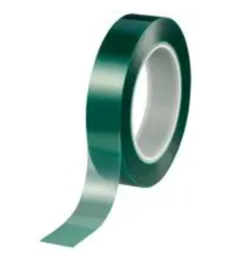 PET GREEN HIGH TEMPERATURE MASKING TAPE 0.08MM X 66M l TAPE PENUTUP | 美纹胶带-18MM