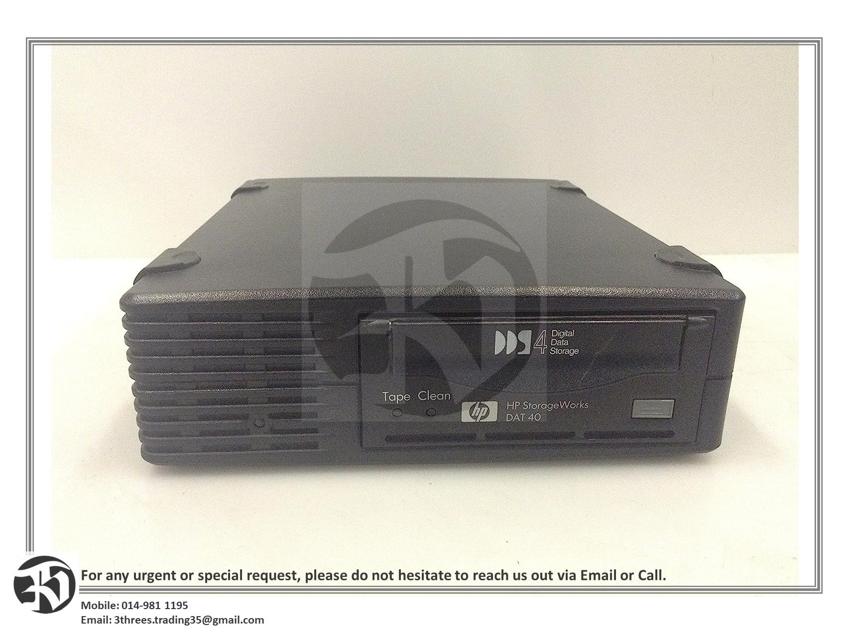 HP DAT 40 SCSI External Tape Drive C5687D - USED