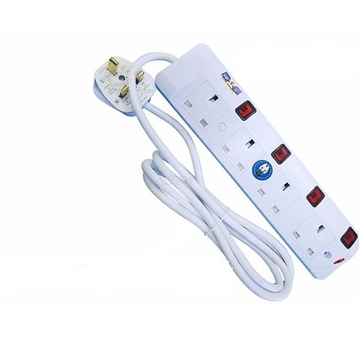 QS Extention Plug 4 Gang 6 Meter