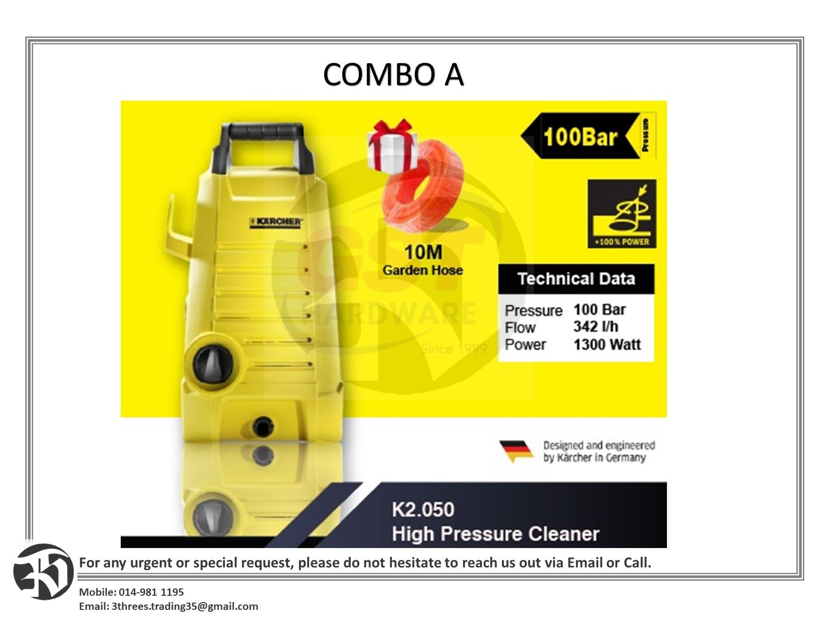 Karcher Water Jet K2 Karcher K2 050 Karcher Pressure Washer Kacher Water Jet