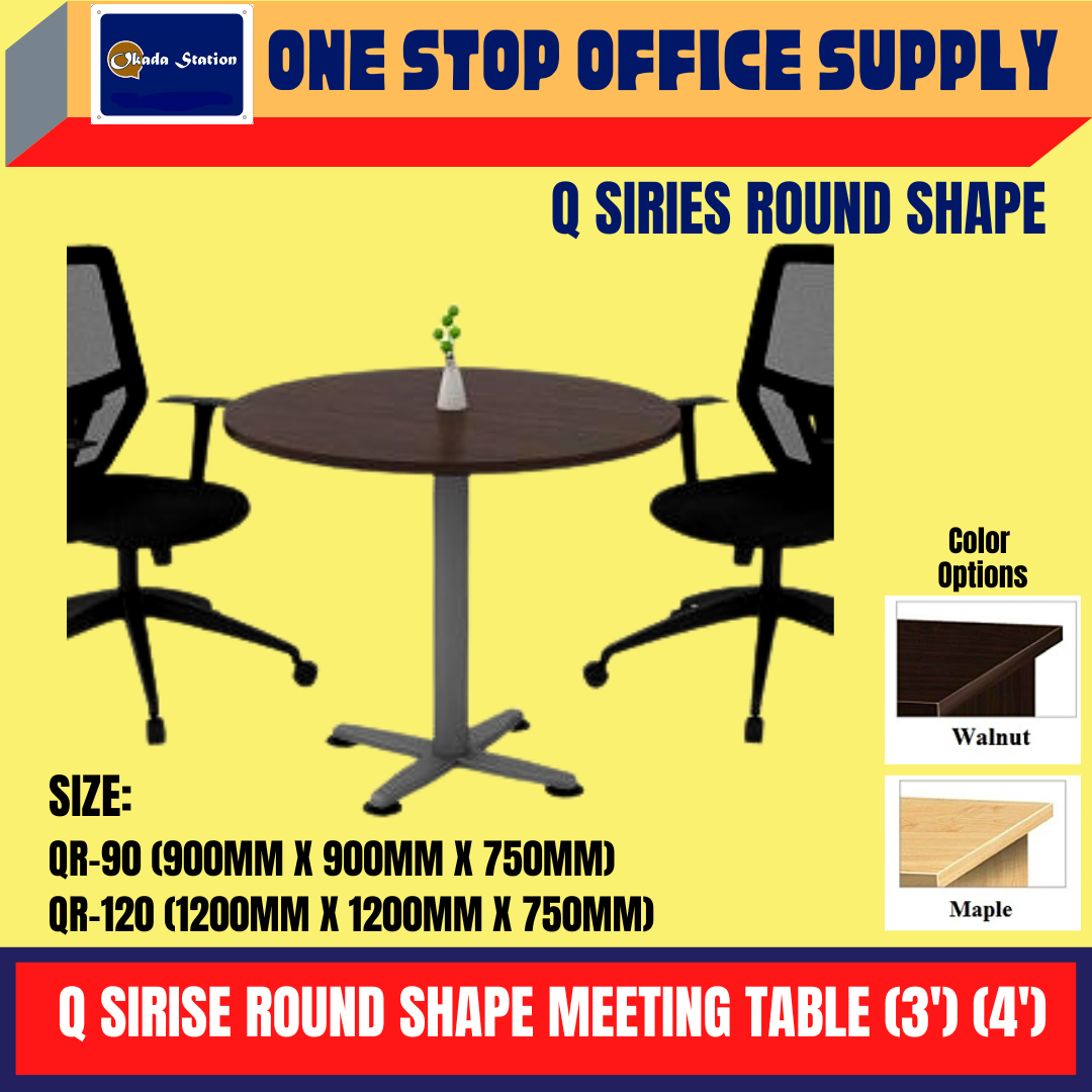 ROUND DISCUSSION TABLE -900MM / 1200MM / QR-90 / QR-120 / DISCUSSION TABLE / MEJA BULAT