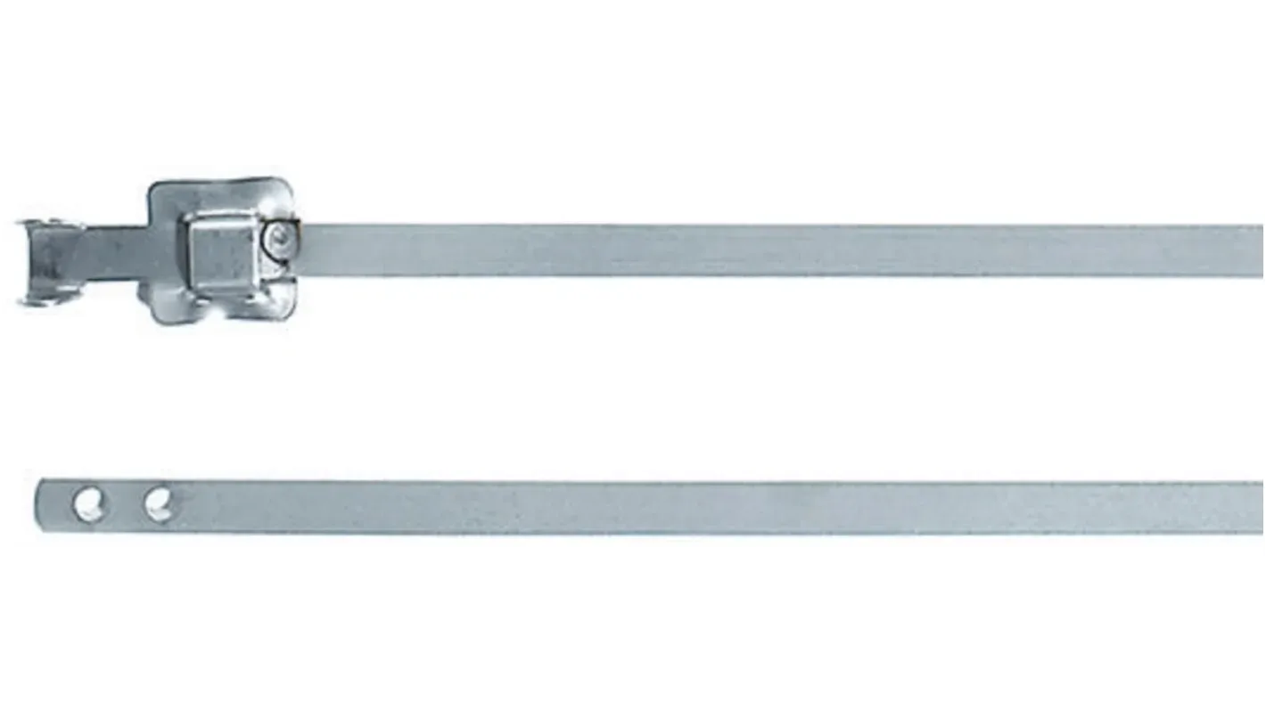 HellermannTyton Releasable SS316 Cable Tie, 230mm x 5 mm [100s]