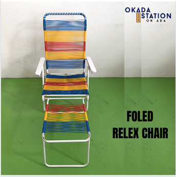 OK FOLDABLE RELAX PLASTIC CHAIR / KERUSI MALAS / CHAIR / PLASTIC CHAIR