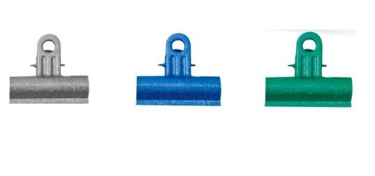 BULLDOG METAL COL CLIP #3(60MM) ROUND