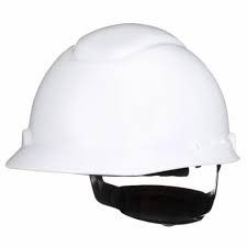 3M H-701SFR-UV SecureFit White Hard Hat Safety Helmet With UVicator 4-Point Pressure Diffusion Ratchet Suspension With TNB Sticker Logo