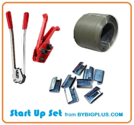Strap Tensioner & Sealer For PP Plastic Strap Manual Strapping Sealing Packing Tool (Start Up Set)