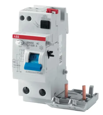 *ABB DDA200 Series Residual Current Device, 25A, 2-Pole, 30 mA, Type AC 230V ac (2CSB202001R1250 DDA202 AC-25/0.03)