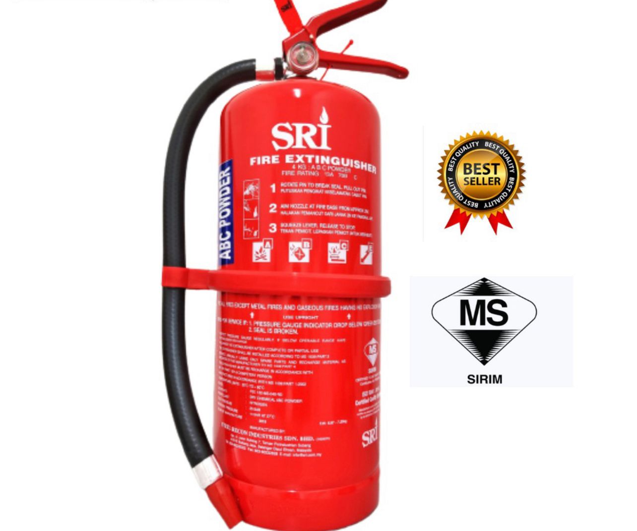 NA Fire Extinguisher With Free Bracket / Alat Pemadam Api ABC 9 KG