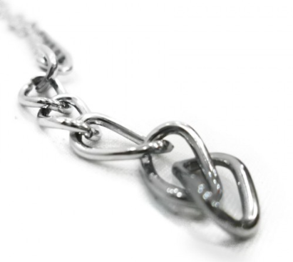 ATKC Ornamental Chrome Finish Link Chain 2.5MM (T) x 20M (L)