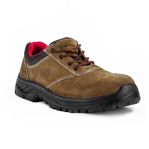 WORKSAFE OMEGA LOW CUT LACE UP SHOES BROWN SIZE 39