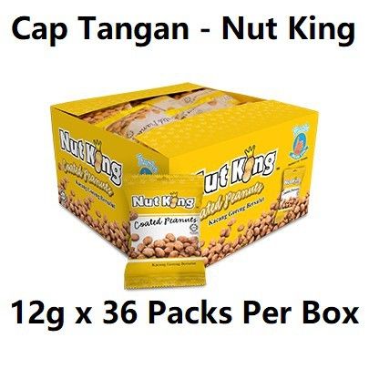 Nut King Coated Peanut Cap Tangan 36pkts x 12g