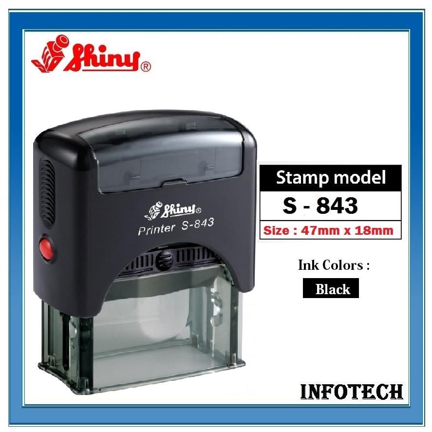 SHINY S843 SELF INK STAMP