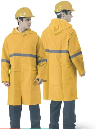 PROGUARD HEAVY DUTY VISIBILITY RAINCOAT WITH HIGH REFLECTIVE STRIP (ST-3580-Y)