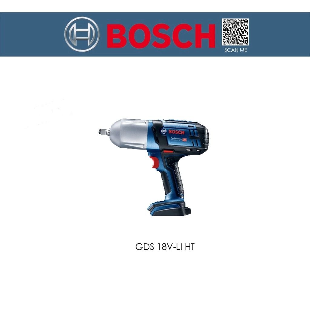 BOSCH GDS 18V-LI HT Professional Cordless Impact Wrench Display Unit Clearance GDS18V-LI HT 06019A13L4 0 601 9A1 3L4