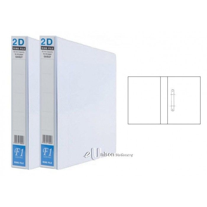 A4 PVC Ring File With Full Transparent / File / Ring File / A4 File / PVC / Lever Arch File / A4 PVC Ring File With Full Transparent