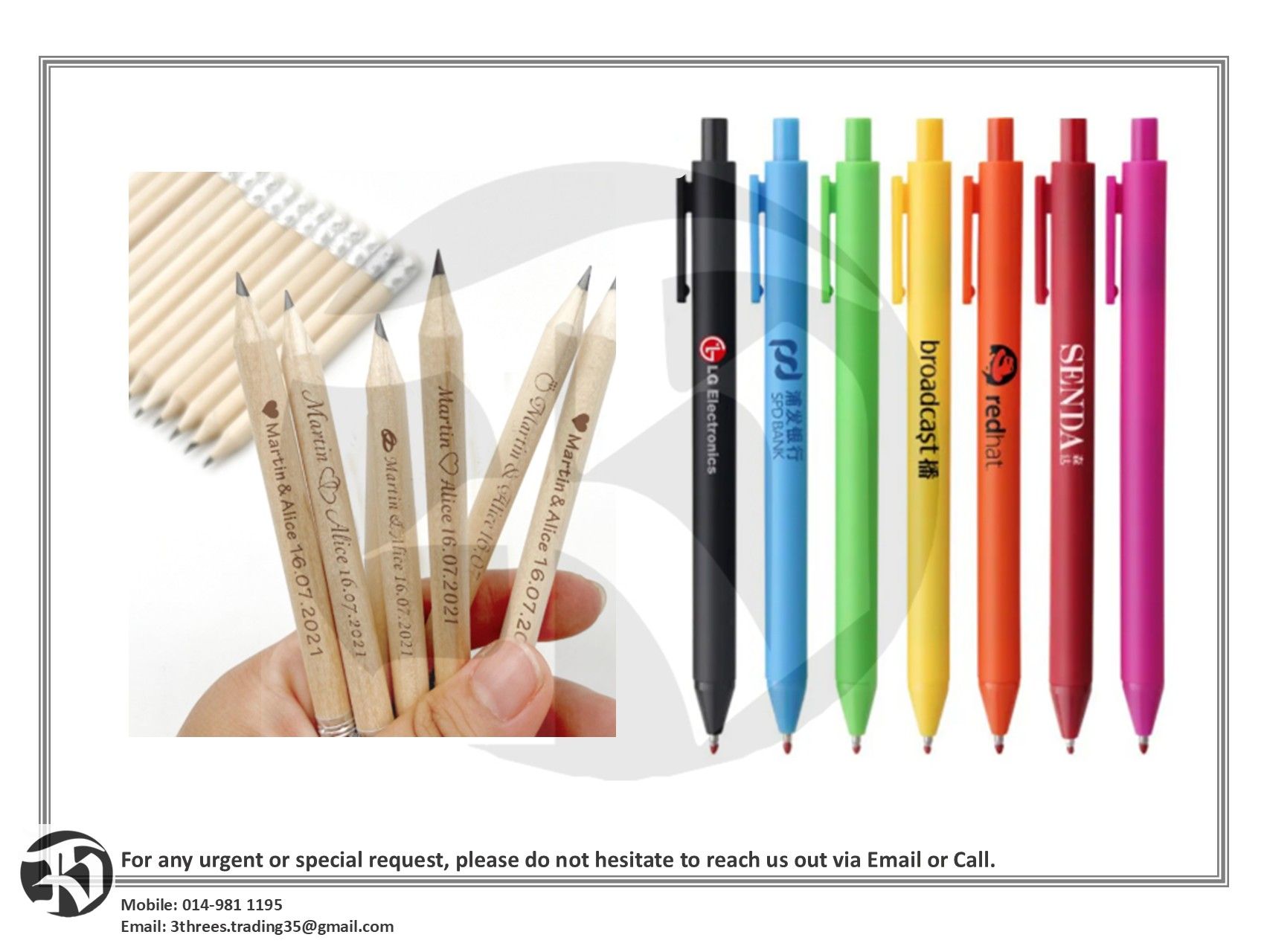 Customised Pen & Pencil-1C1P