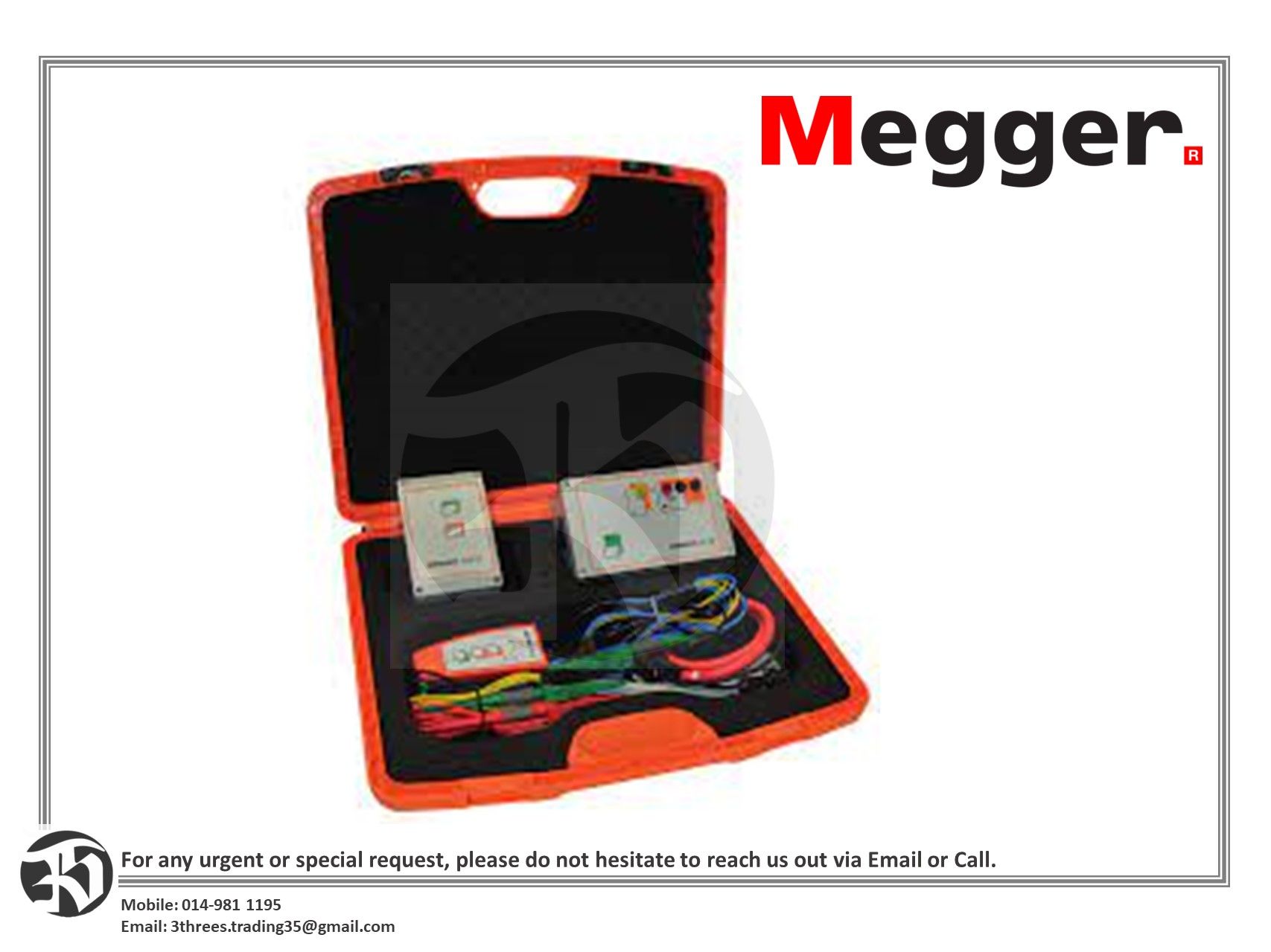 MEGGER CI & LCI-440 Cable Identifier With Identification Tongs (with 2 tongs)