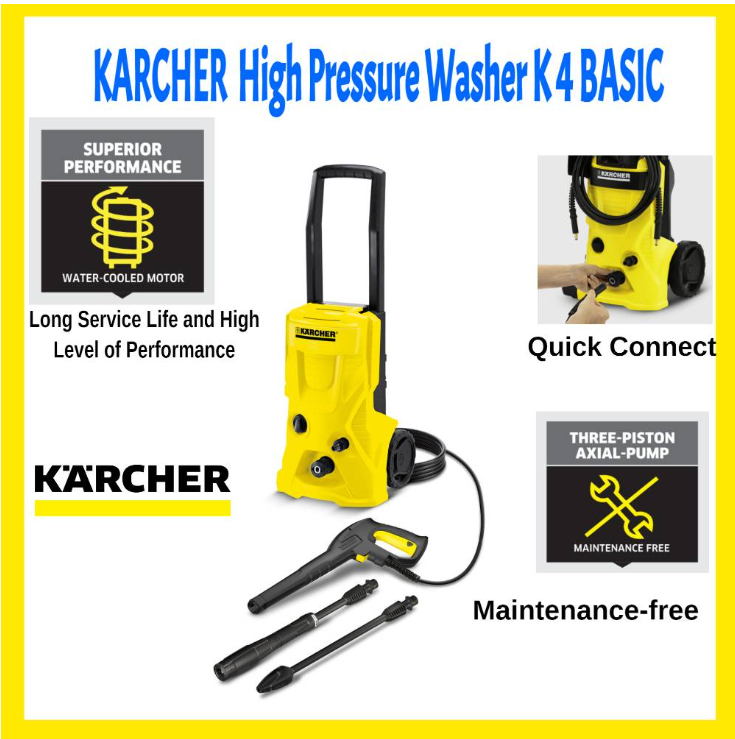 RIGHTWELL KARCHER HIGH PRESSURE WASHER K 4 BASIC