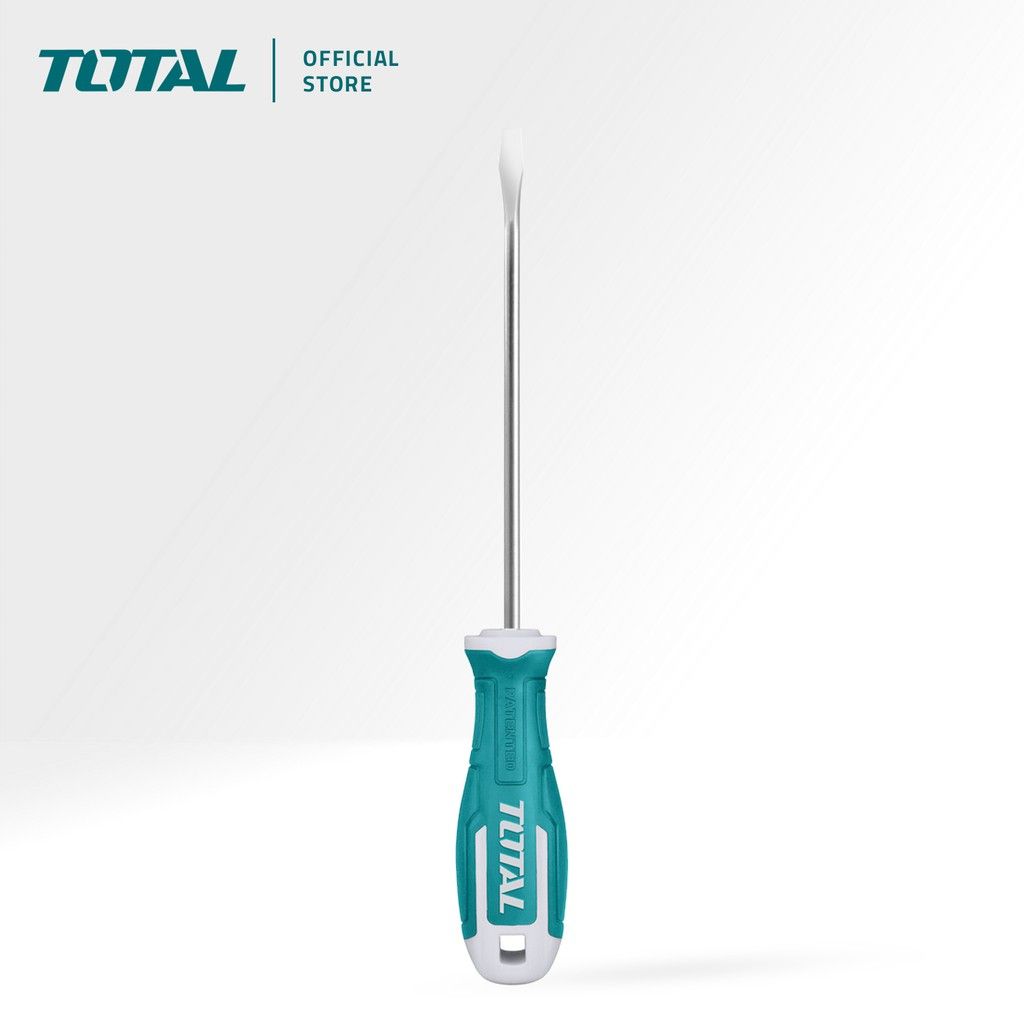 TOTAL SLOTTED SCREWDRIVER S2 STEEL + MAGNETIC TIP (SL6.5 X 150MM) THT266150