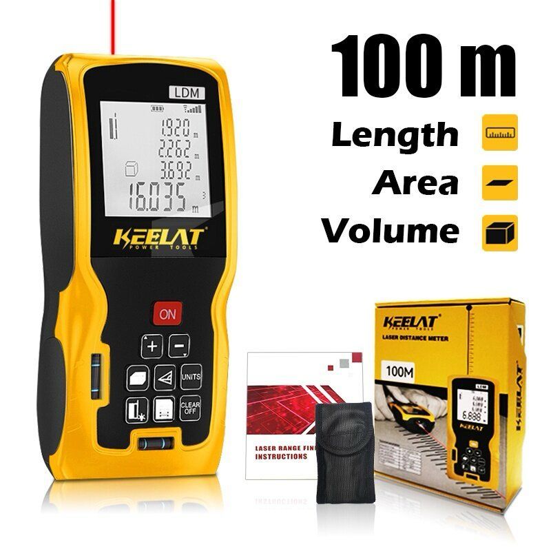 KELLAT 100M LASER MEASURE DIGITAL DISTANCE METER LDM