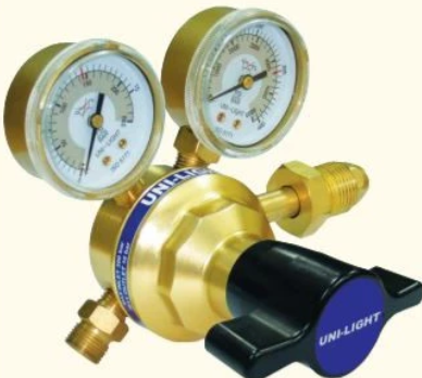 UNI-LIGHT Compressed Gas Regulator Model 848 - Side Entry (848X S.E - Oxygen)