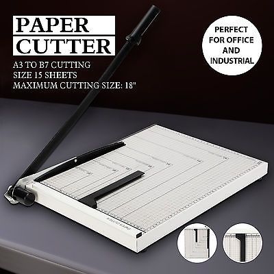 Deli A3 Paper Cutter Metal Base 18 x 15"