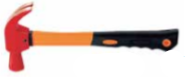 Temo 680g Safety Fiberglass Shaft Claw Hammer - Be-Cu