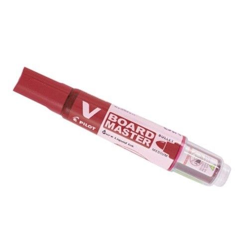 Pilot V board Master Whiteboard Marker Medium Bullet Point Red