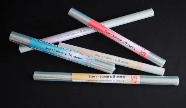 PP BOOK WRAPPER 340MMX10M (CLEAR) - FOR F5 BOOKS