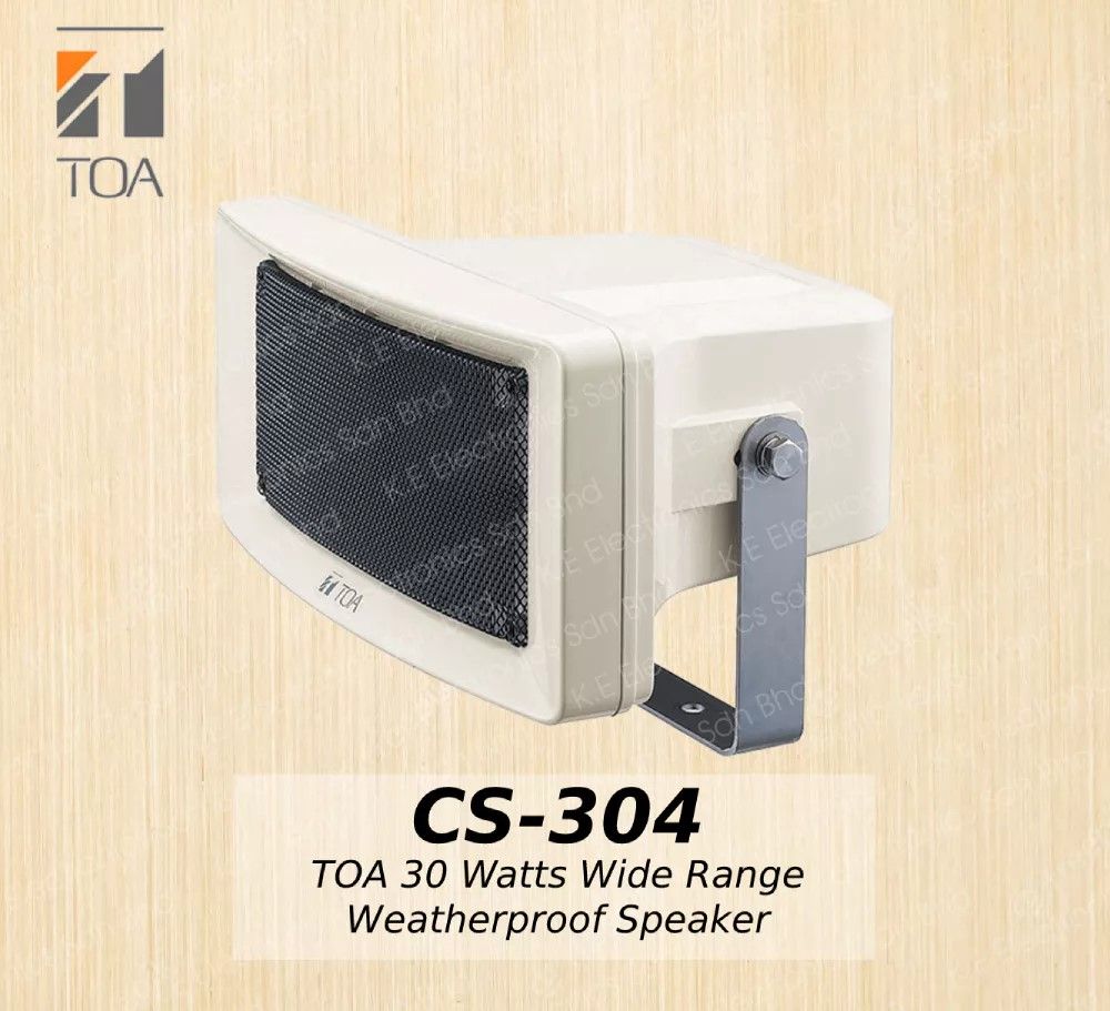 TOA CS-304 30 Watts Wide Range Weatherproof Horn Speaker