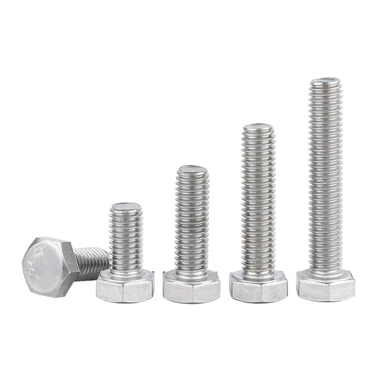 OEM M8-1.25X50MM Hex Bolt 304 Stainless Steel DIN933