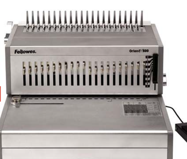 ITS PLASTIC COMB BINDING MACHINE/ ORION-E500 FBM0E500