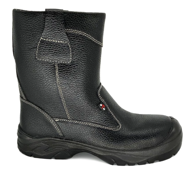 Black Hammer High-cut Slip Ons - Black (UK 11-12)