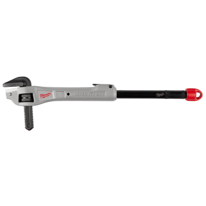 Milwaukee CHEATER Aluminum Offset Adaptable Pipe Wrench (13" - 24") 48-22-7322