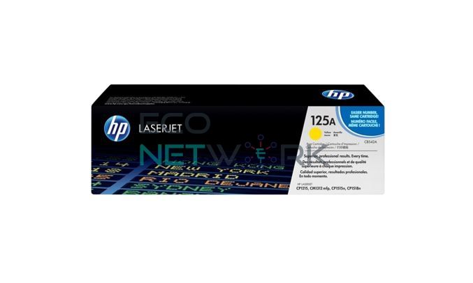 HP CP1215/1515 LaserJet Cartridge Yellow CB542A
