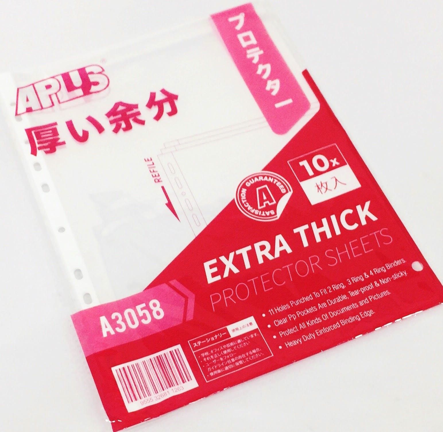 APLUS A3058 A4 Sheet Protector 10s