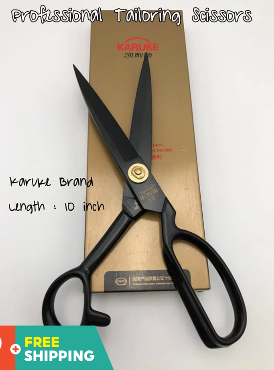 Karuke Brand Professional Tailoring Scissors gunting Size 10inch
