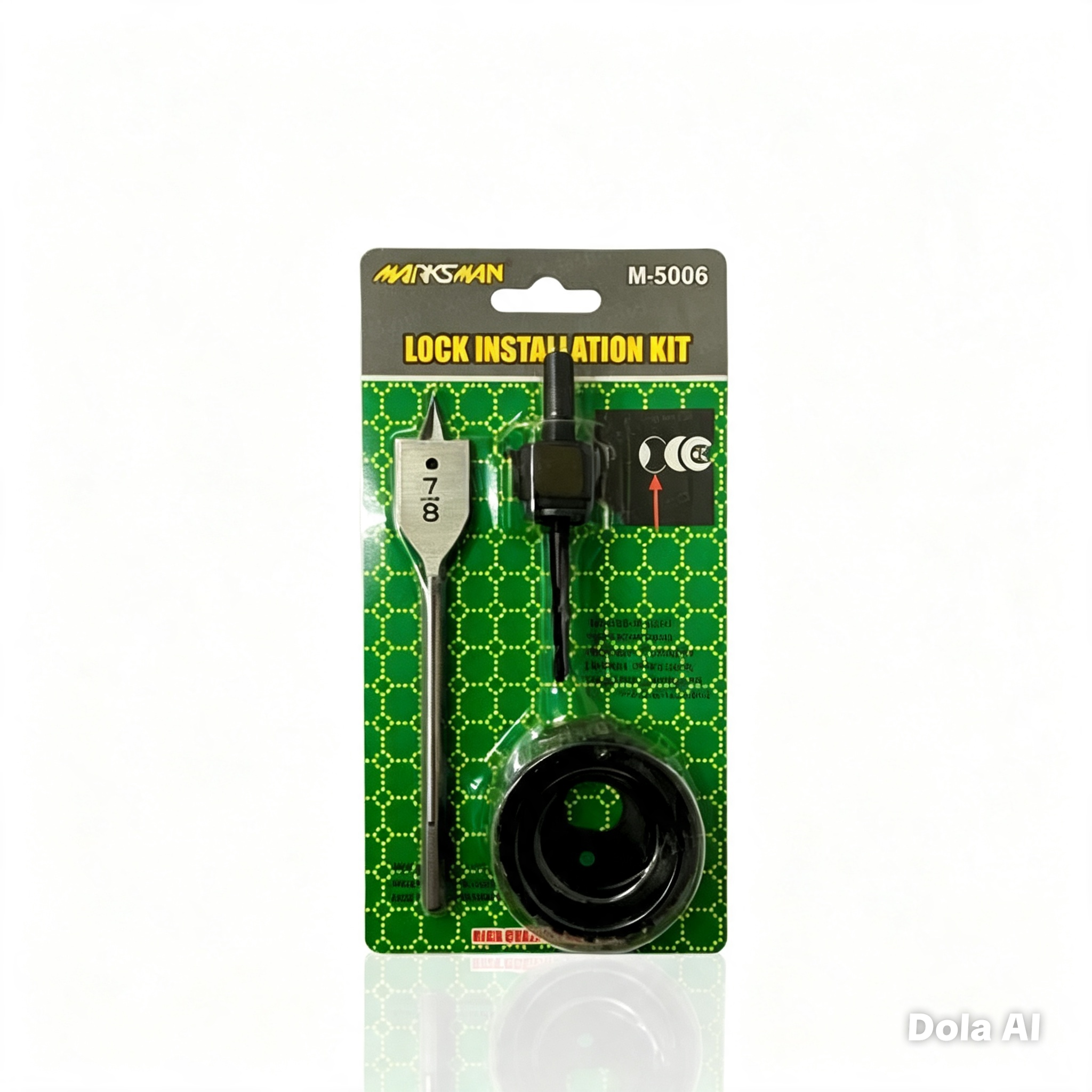 M-5006 2p 2-1/8" & 7/8" Marksman Lock Installation Kit