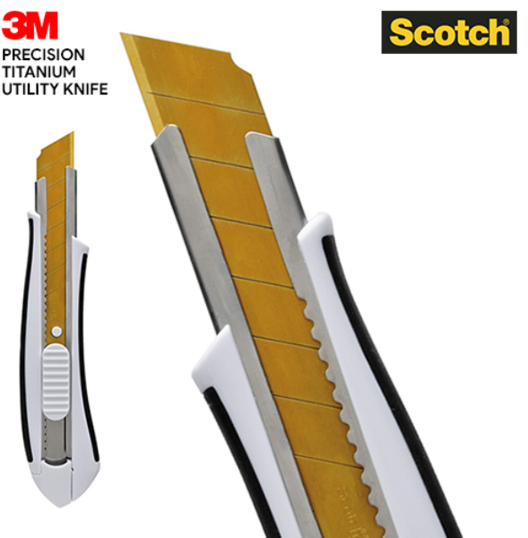 3M SCOTCH® TITANIUM UTILITY KNIFE 9MM (TI-KS) / 18MM (TI-KL)