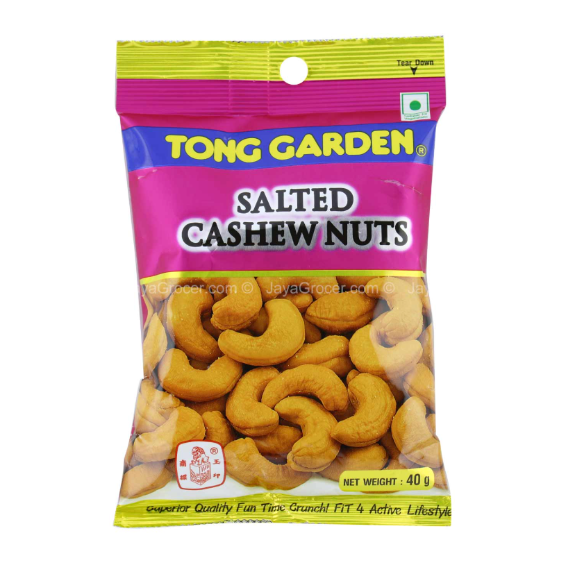 Tong Garden Salted Cashew, 40g
