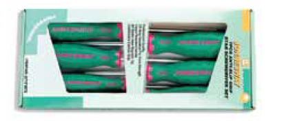 JONNESWAY 9PCS ANTI-SLIP GRIP STAR SCREWDRIVER SET