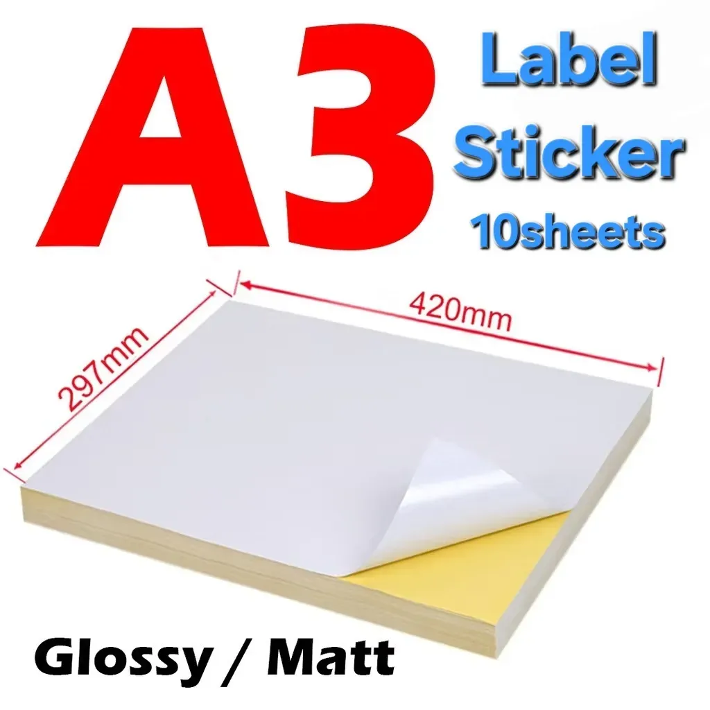 A3 STICKER (WHITE)