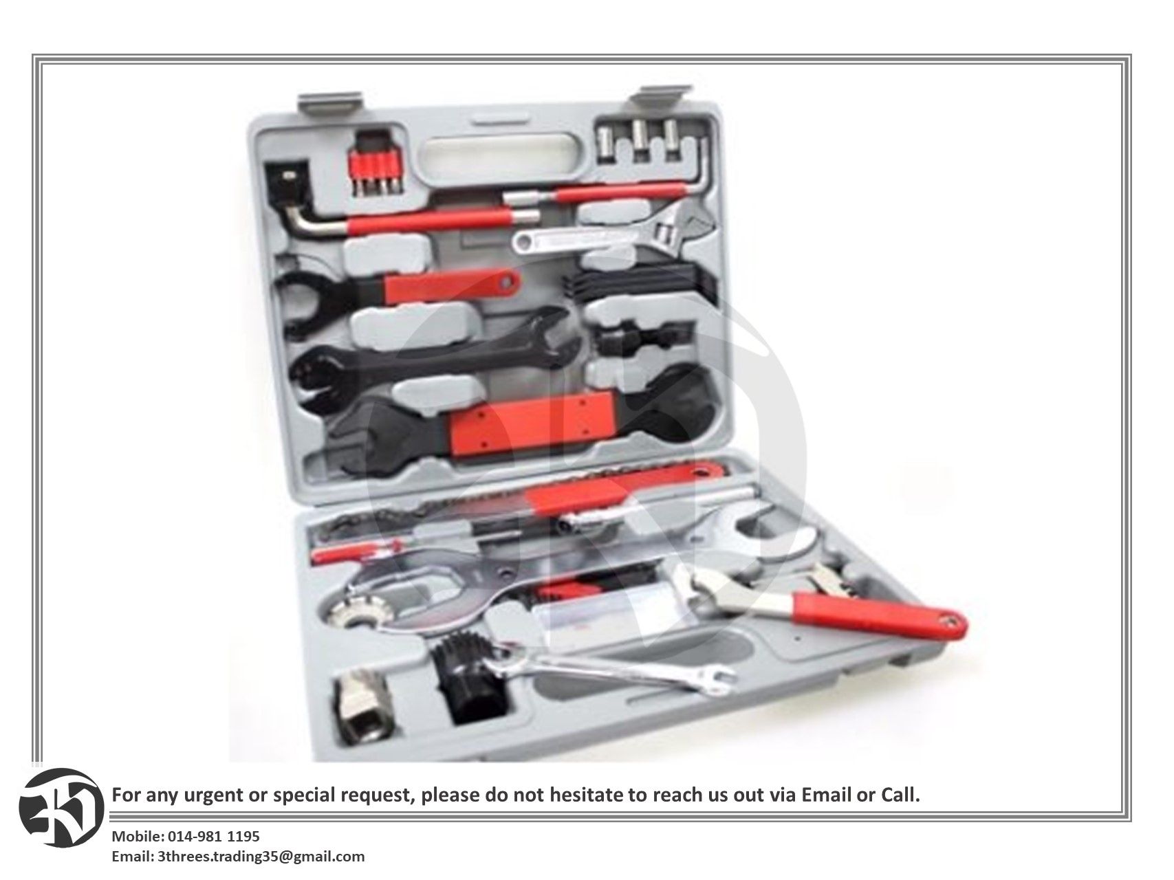 Bicycle Repair Multi Tools Kit Set 44 pieces