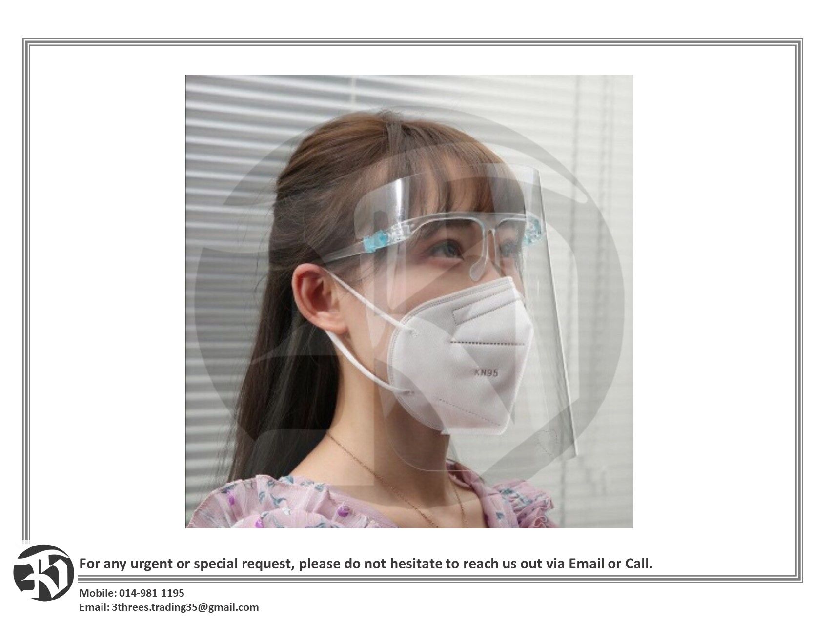 SSST Face Shield Anti Virus Face Protection Hood Eye Protection Anti-Saliva Extra Protection Anti Fog