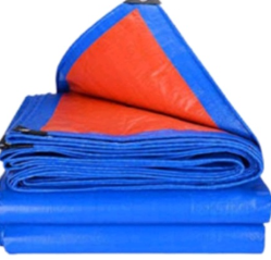 BLUE ORANGE WATERPROOF CANVAS TARPAULIN 20 X 30 FEET