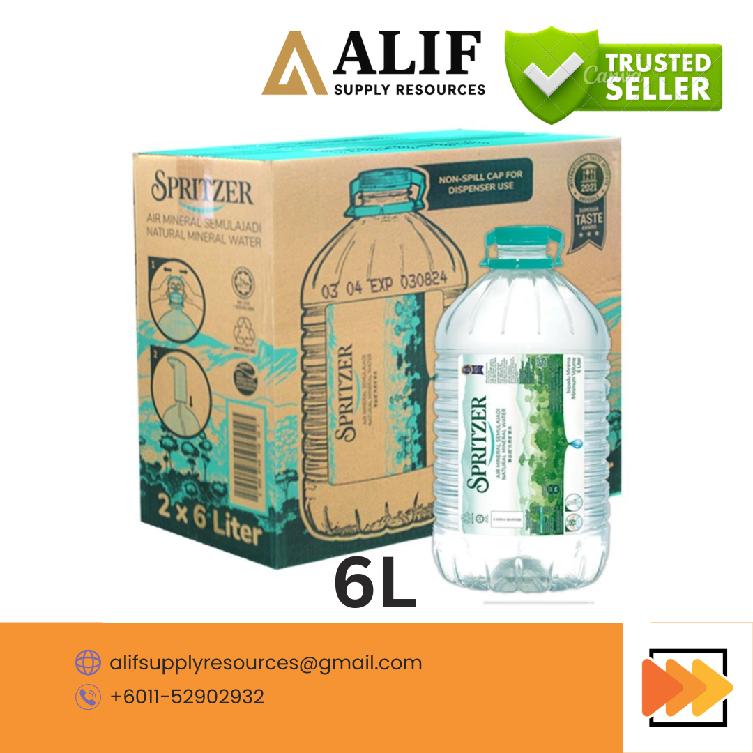 SPRITZER NATURAL MINERAL WATER 2 X 6L / SPRITZER AIR MINERAL 2 X 6L
