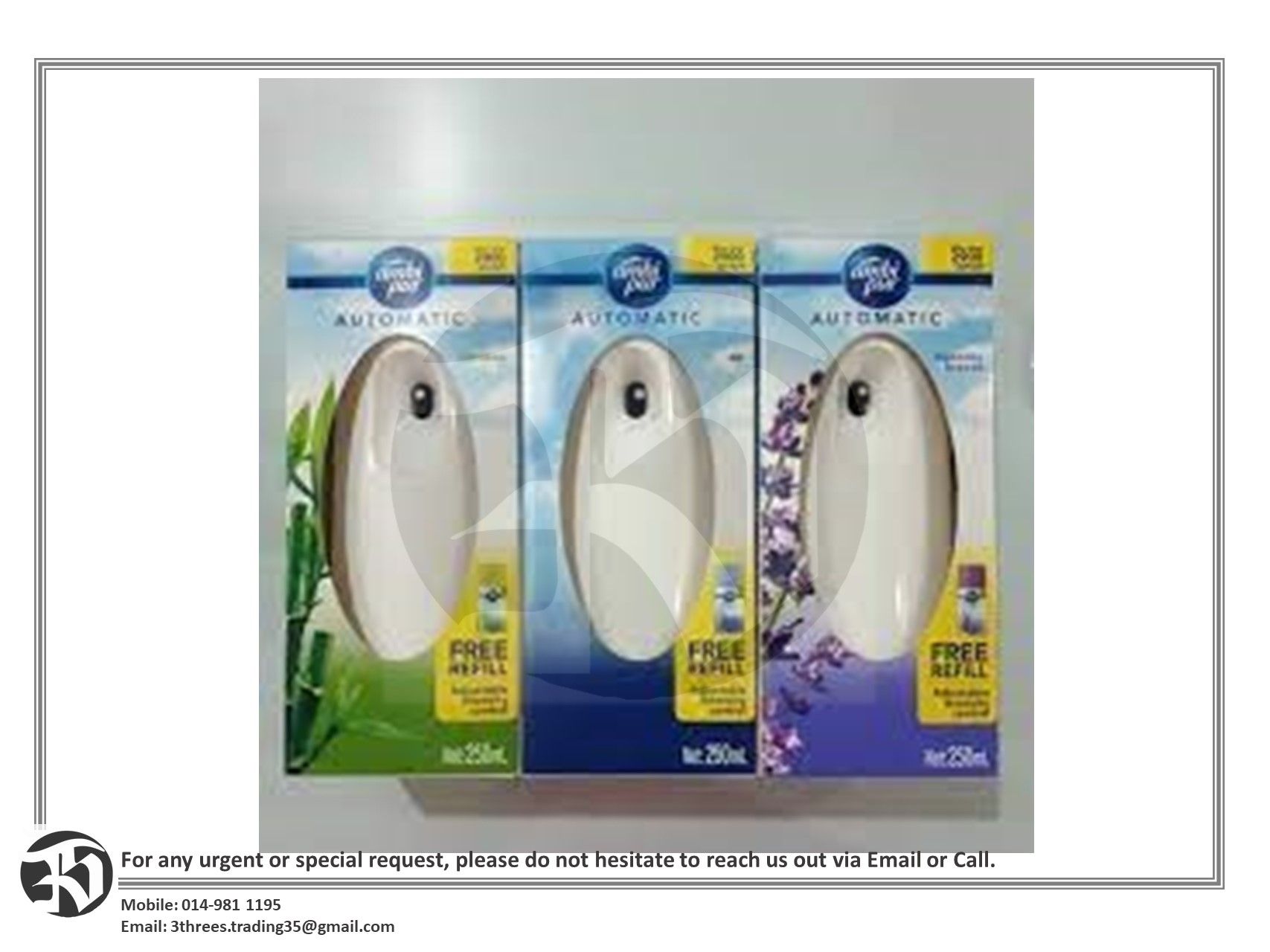 Ambi Pur Instant Matic automatic spray kit c/w Refill