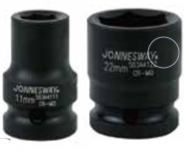 JONNESWAY 1/2" DR. 6PT FLANK IMPACT SOCKET, SIZE: 26