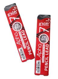 GSOFT PENCIL LEAD 0.7MMx70MM 2B (20PCS/TUBE 24TUBES/BOX)