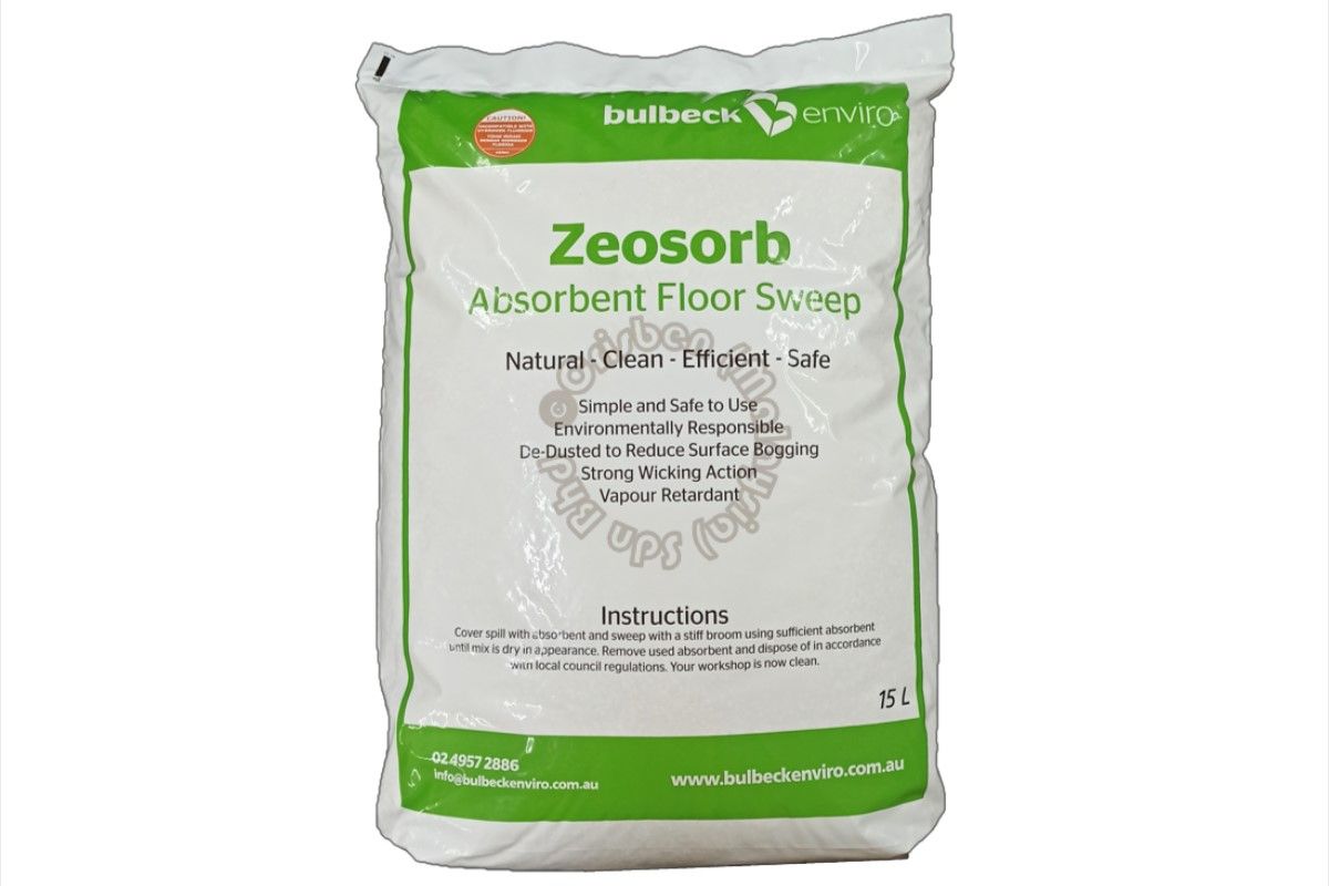 CRISBEN (ZEO 10) - ZeoSorb Absorbent Granules (Chemicals & Oil), 9 Kg/Bag
